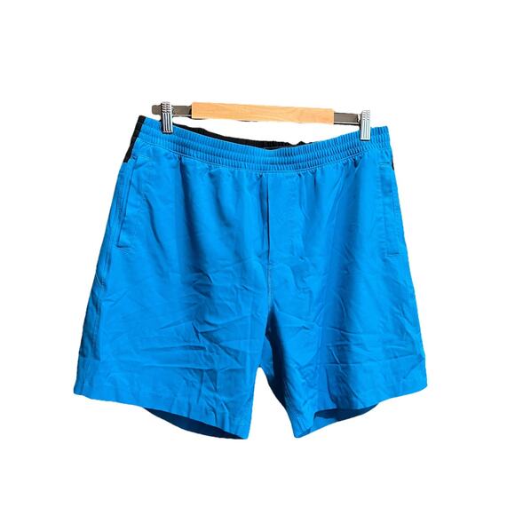 Bearbottom Blue Men's Drawstring Activewear Lined Shorts Size XL - Picture 1 of 4